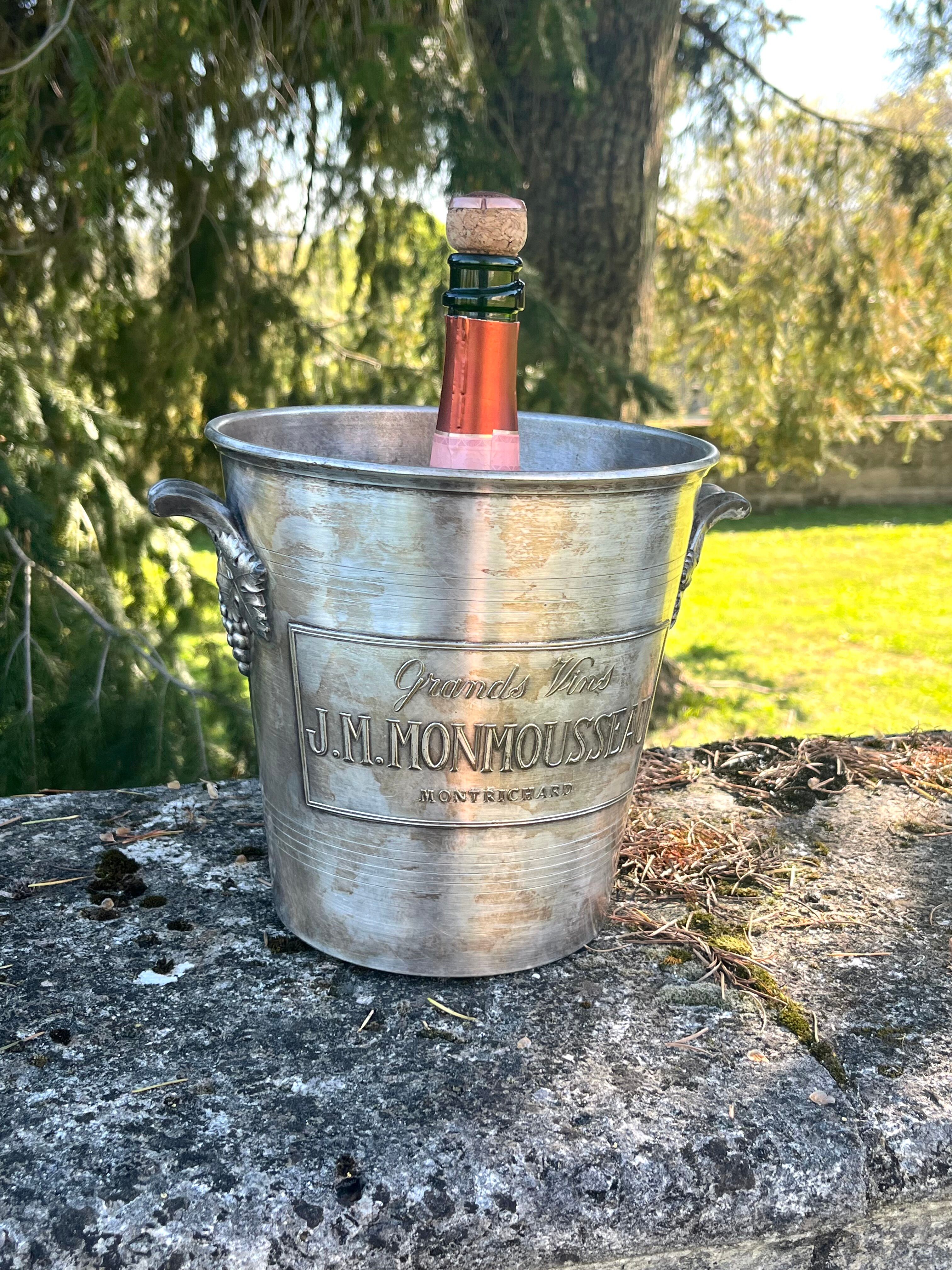 Silver Plated Champagne Cooler, Monmousseau Vintage Argit