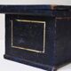 Coffret en bois peint à la main, art populaire antique, mariée, fin du 19e siècle