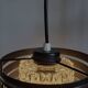 Lampe à suspension design vintage, Hillebrand, vermoedelijk jaren 80