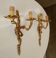 Pair of antique Rococo wall sconces in Louis XV style.