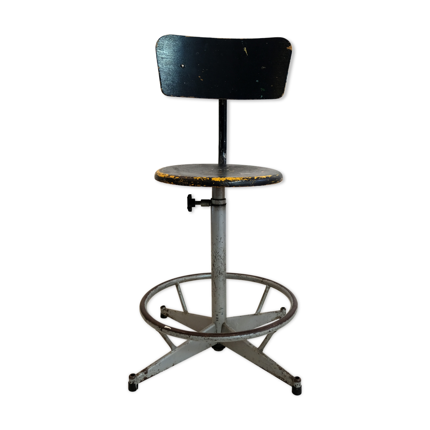 High-adjustable workshop chair, 1960-1970.