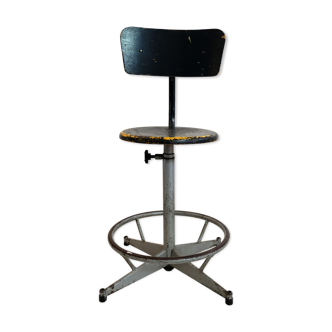 High-adjustable workshop chair, 1960-1970.