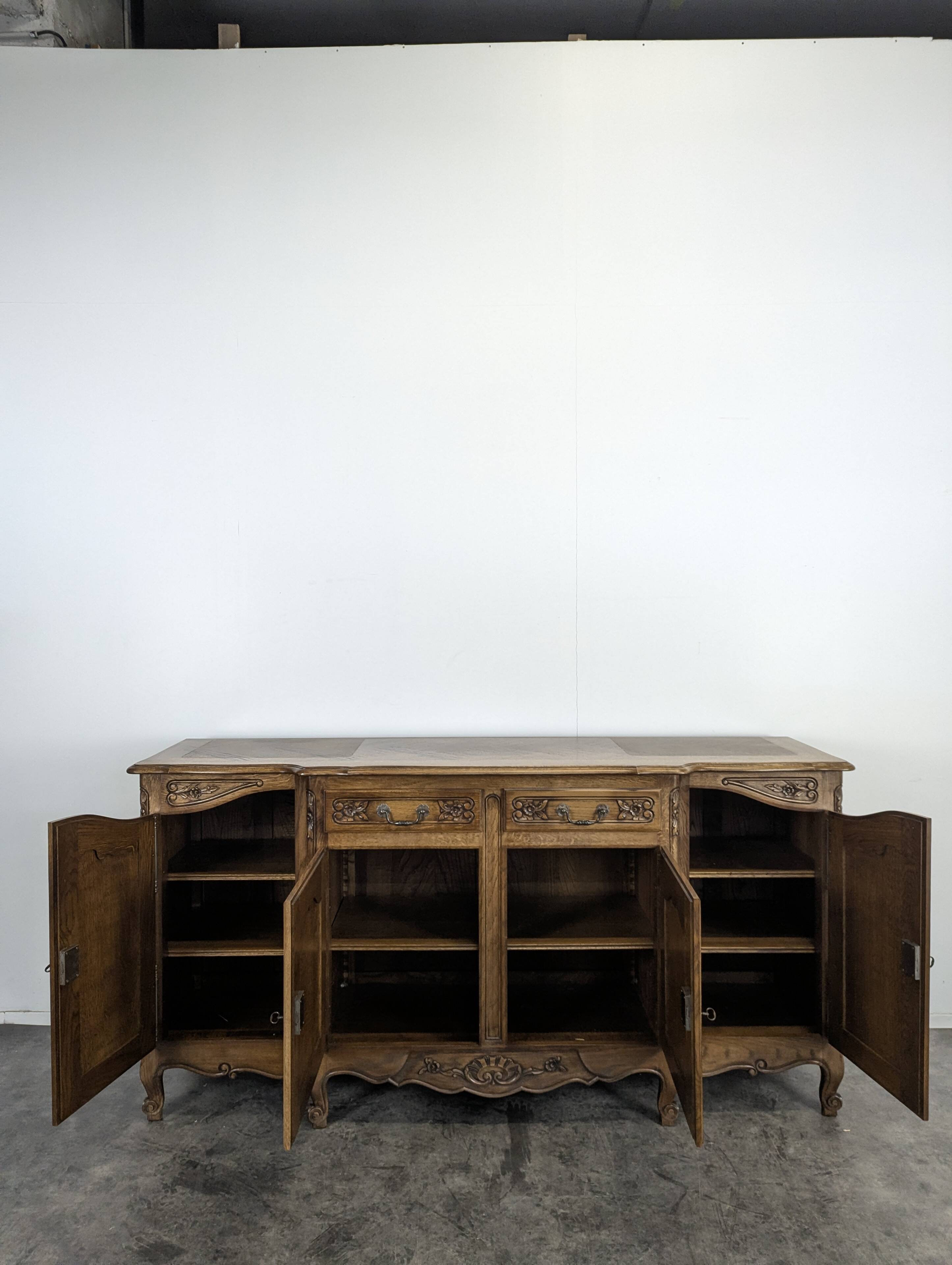 Neo-Rustic Sideboard in Solid Oak