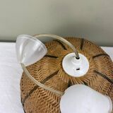 Braided tulip pendant light