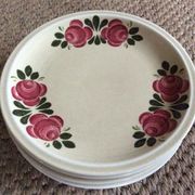 Series of 5 dessert plates