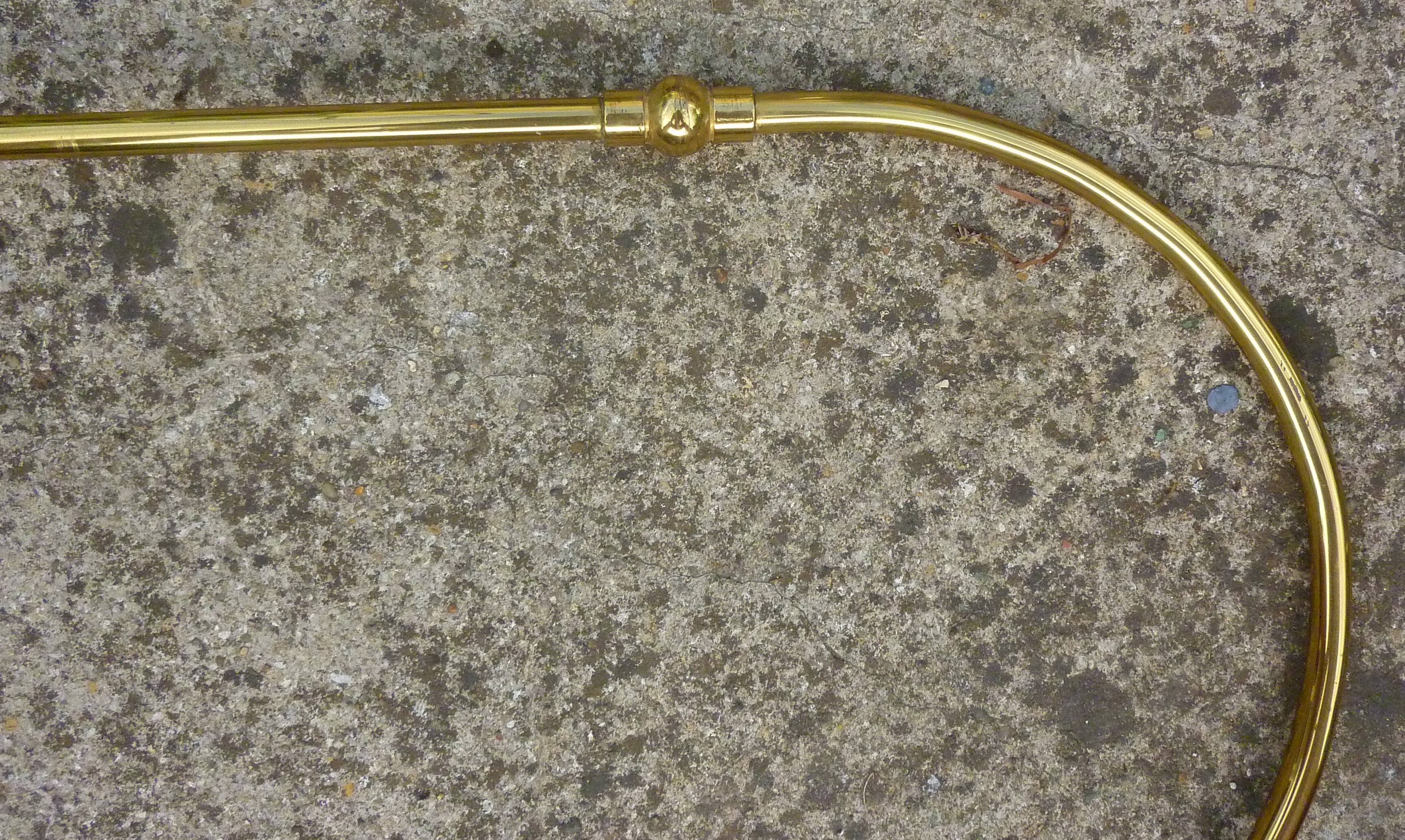lampadaire liseuse bronze dore italie