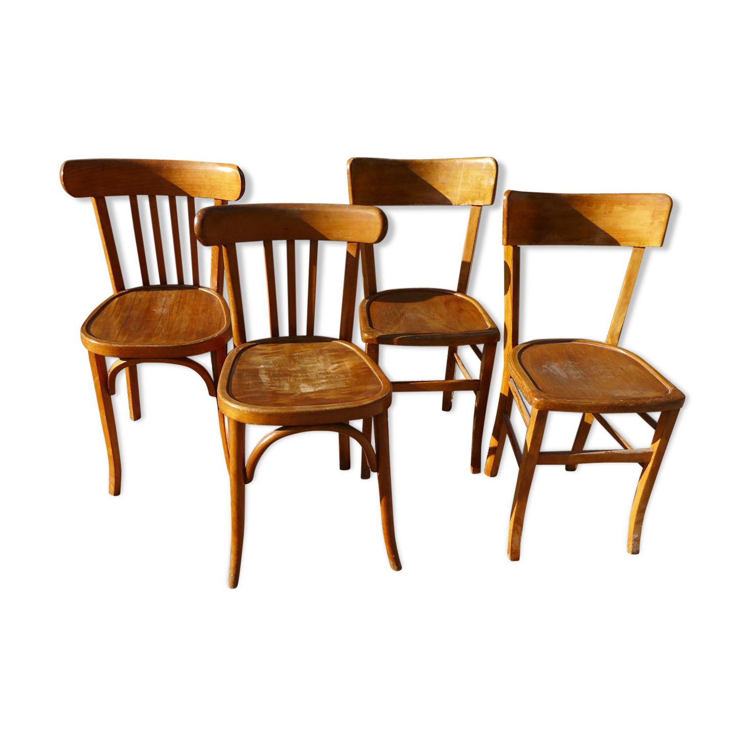 Set de 4 chaises Luterma dépareillées
