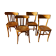 Set de 4 chaises Luterma dépareillées