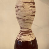 Vintage enameled ceramic lamp