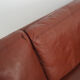 Brown leather sofa, Danish design, 1960s, production: Denmark