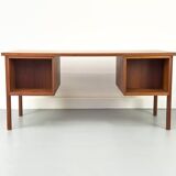 Danish teak desk with drawers, 1960s