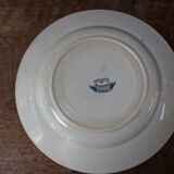 Set of 7 flat plates Sté Amandinoise St Amand, model Margot