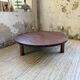 Table basse ronde tripode années 50