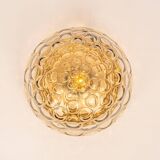 Wall/Ceiling Light in Smoked Glass, Sputnik, Germany