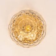 Plafonnier Midcentury en Verre Fumé, Sputnik, Allemagne