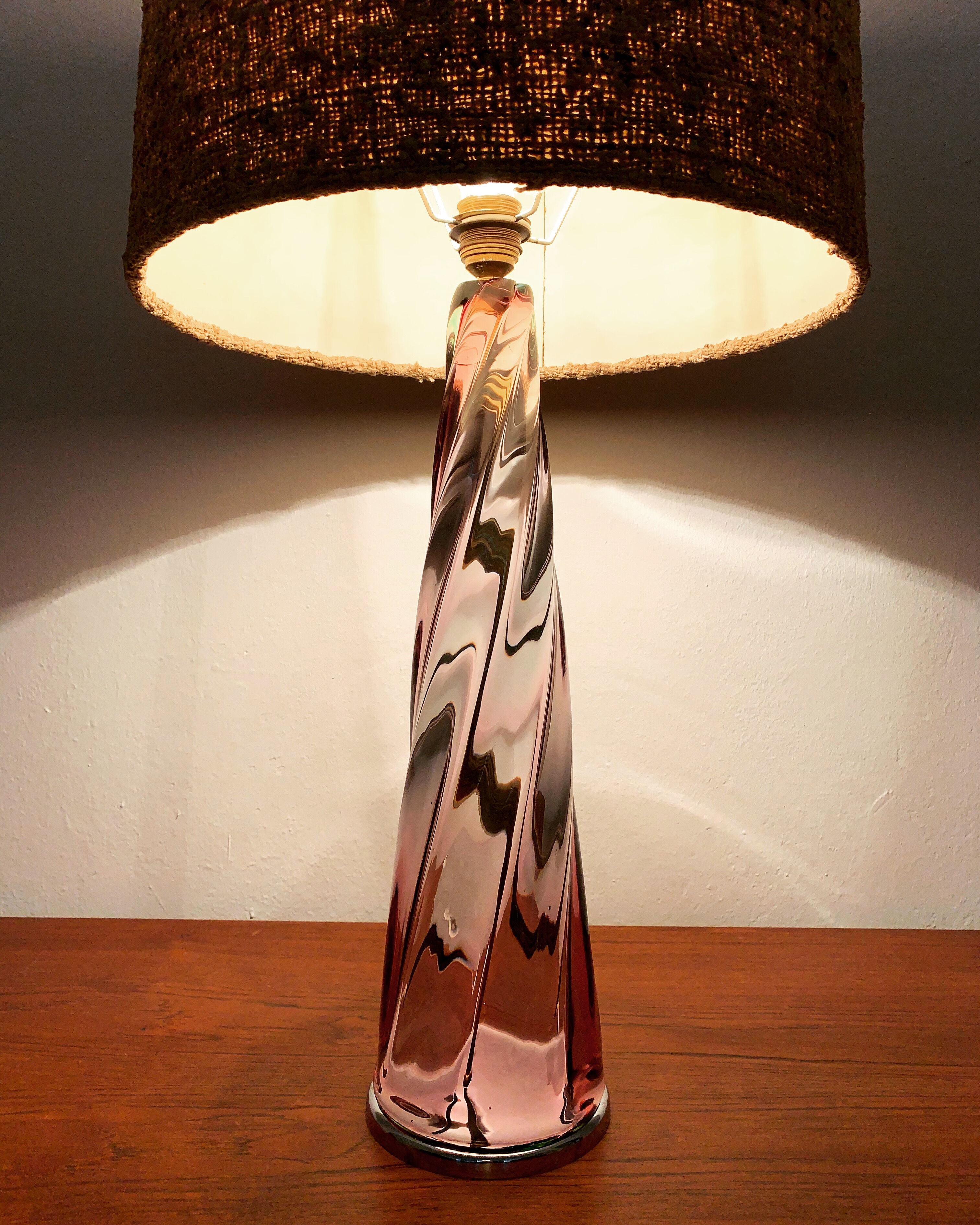 Large Murano glass table lamp