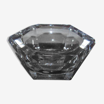 Val Saint Lambert crystal ashtray