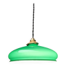 Green opaline pendant light