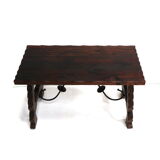 Large vintage Spanish Brutalist table / side table from the 1960s