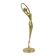 Hollywood Regency Brass Ballerina Figurine Sculpture 30cm