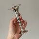 Light metal single-stem vase