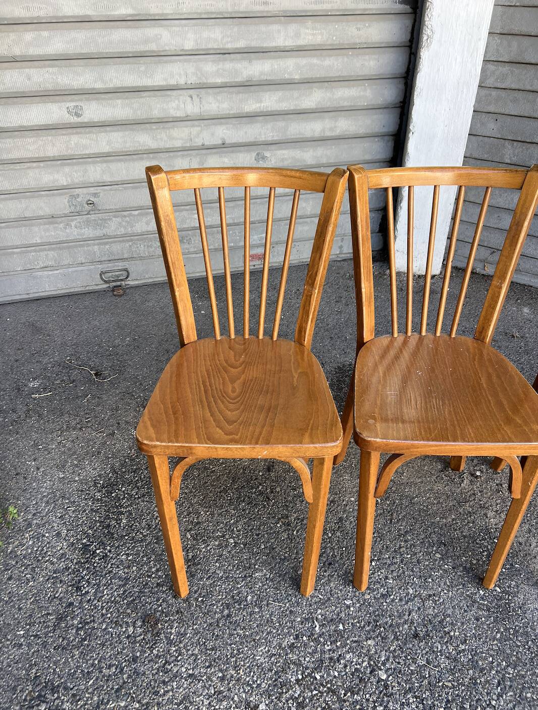 (Lot) 5 Vintage Baumann Bistro Chairs