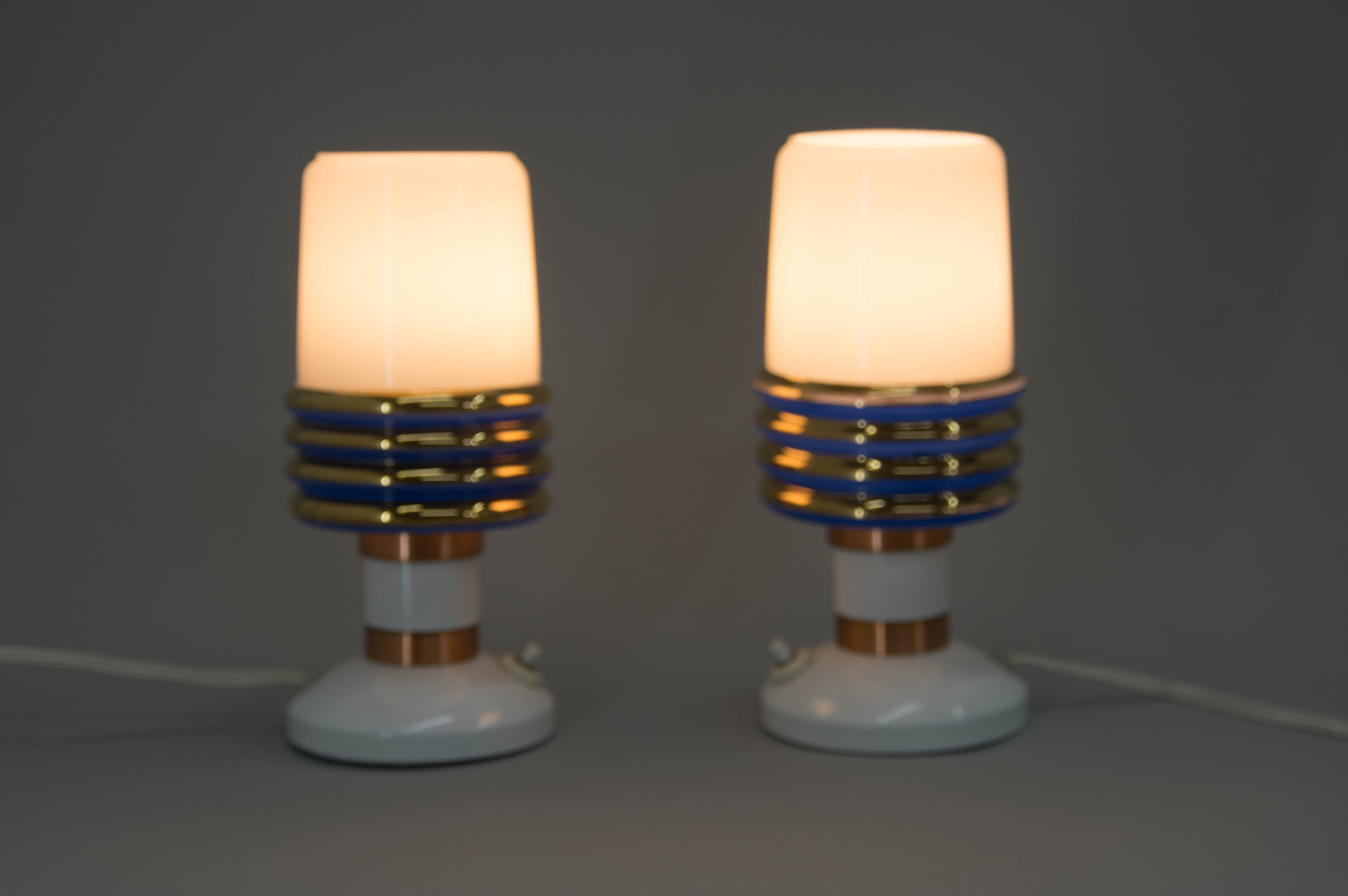 Table lamps, Czechoslovakia, 1970s