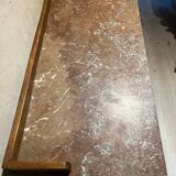 Wood and marble washstand, 19th century.