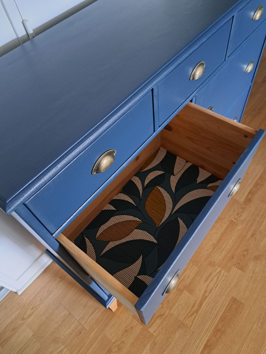 Large chest of drawers Rød Sødgren blue ganne