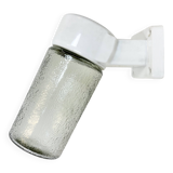 Vintage white porcelain wall light, 1960s