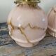 Pair of newly electrified art deco wall lamps