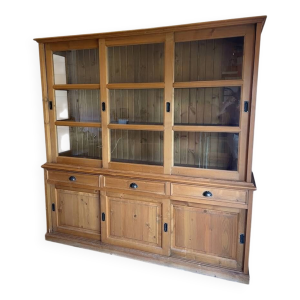 Imposant vaisselier - Portes coulissantes / Esprit atelier ou campagne chic