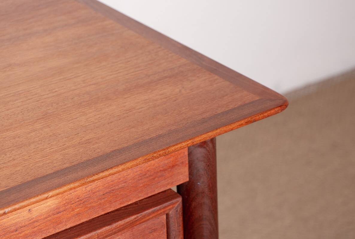 Bureau de Direction Danois en teck par Gunnar Nielsen Tibergaard 1960.