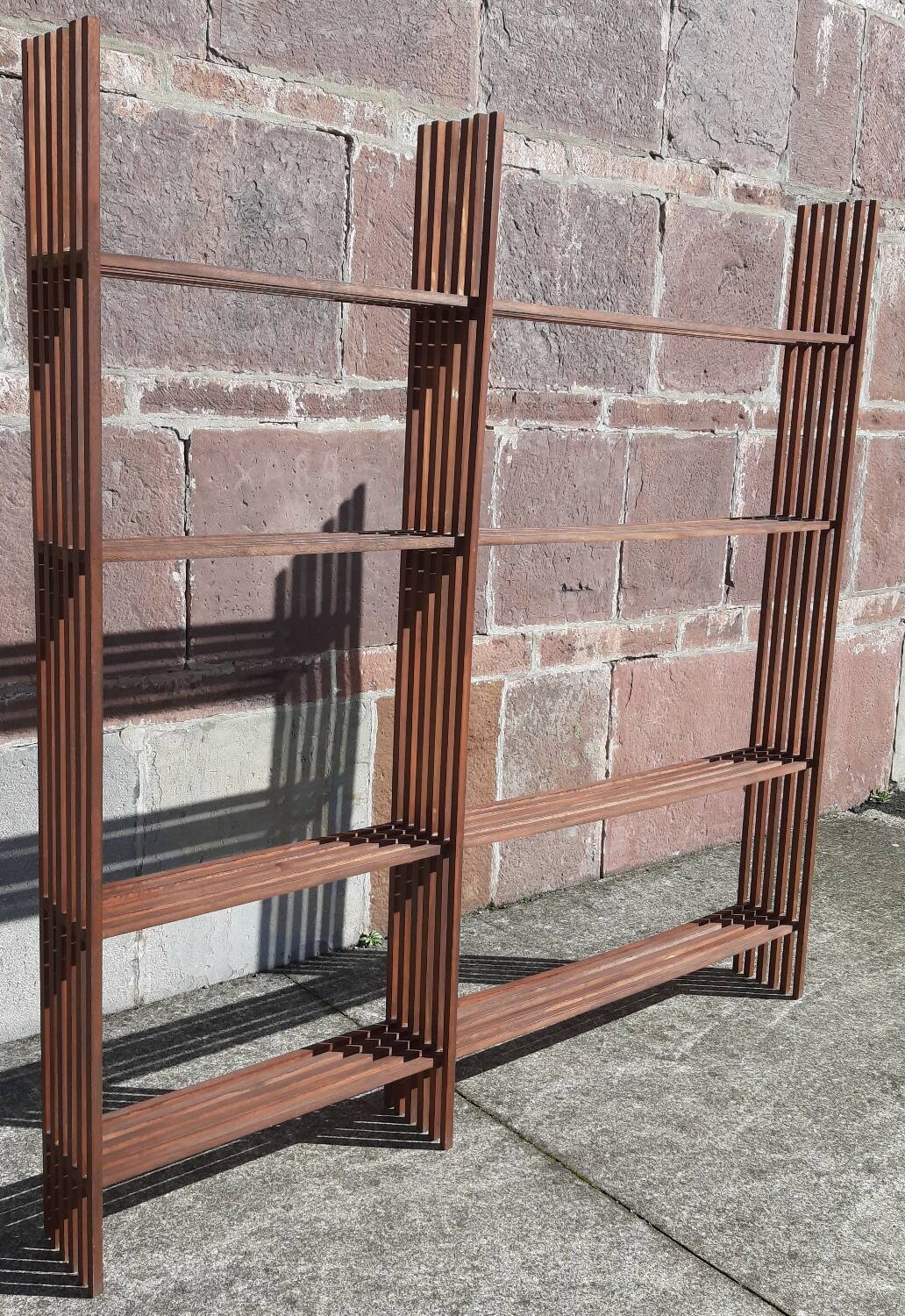 Scandinavian wall shelf (or bookcase), 60s/70s