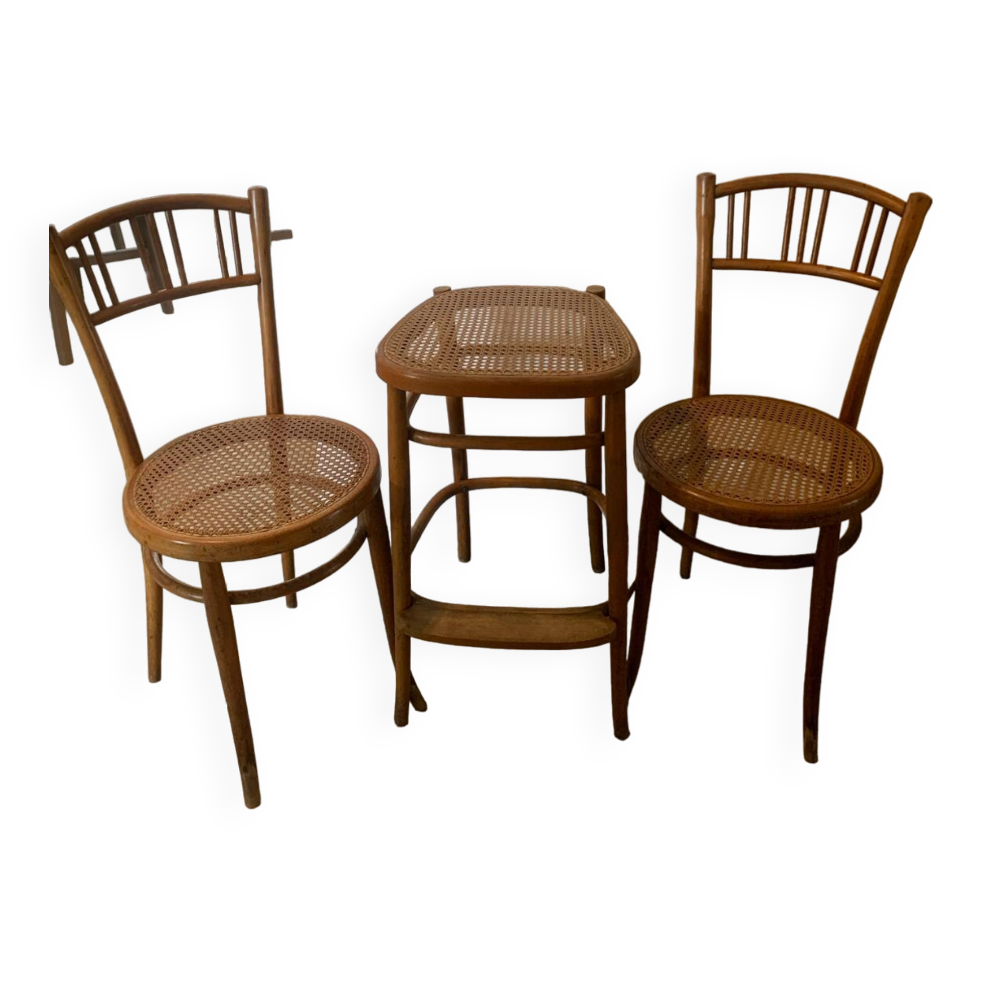 Bistro chair plus stool