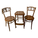 Bistro chair plus stool
