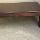 Low wooden vintage table