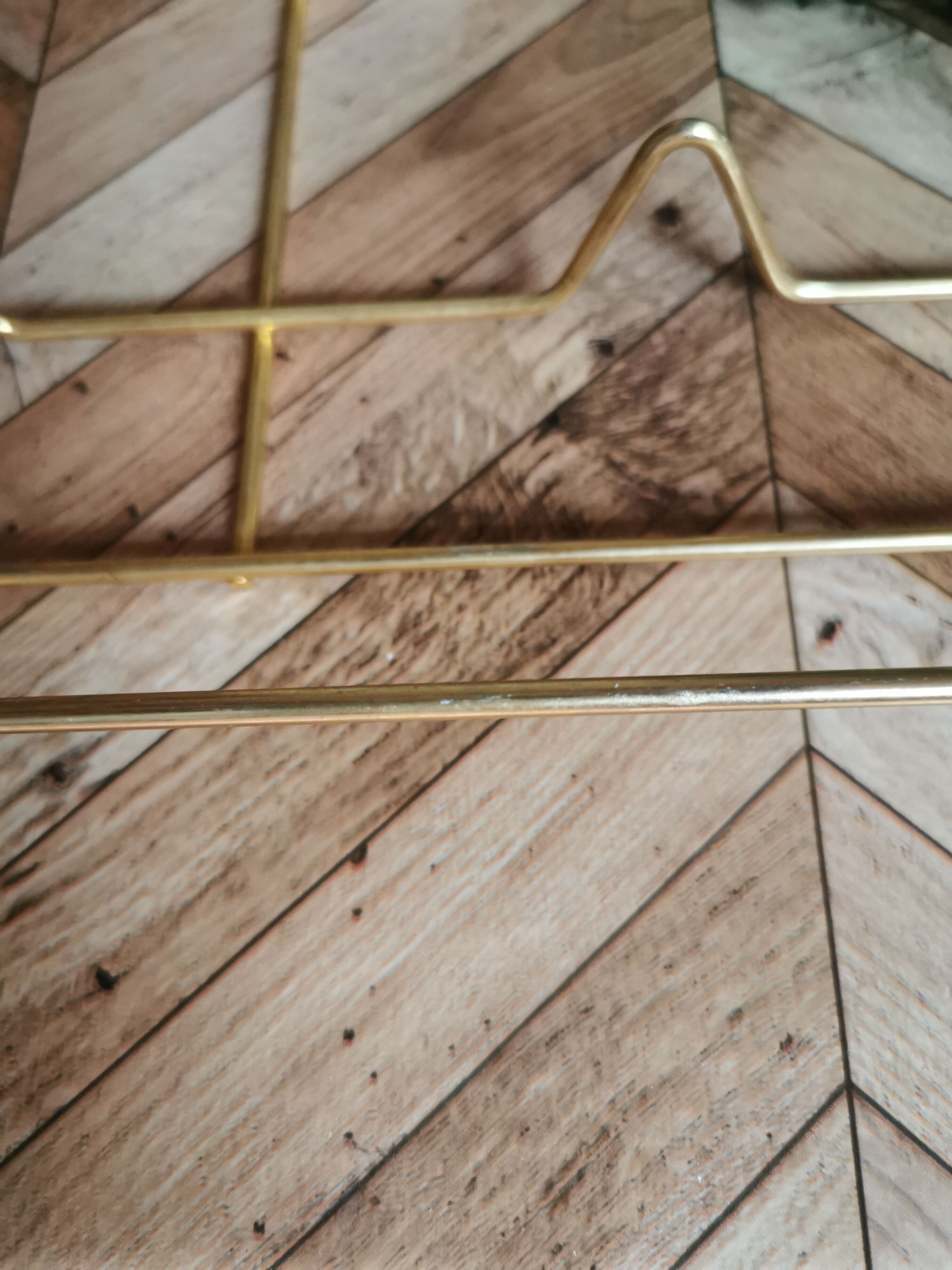 Arcoroc Emerald green and gold aperitif tray