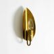 Beautiful original Mid Century Modern cone wall lamp made of brass