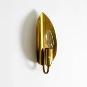 Beautiful original Mid Century Modern cone wall lamp made of brass