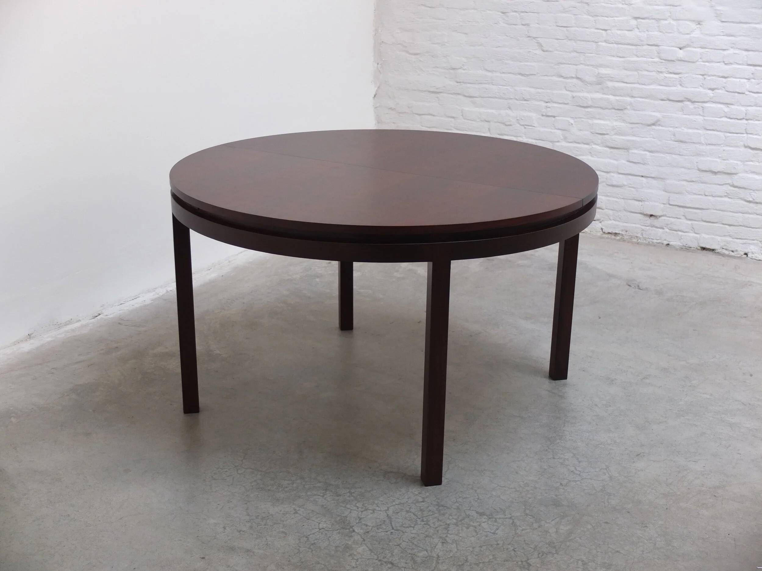 Round to oval extendable dining set by Alfred Hendrickx for Belform, 1960s