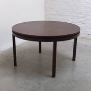 Extendable round to oval dining set by Alfred Hendrickx for Belform, 1960s.