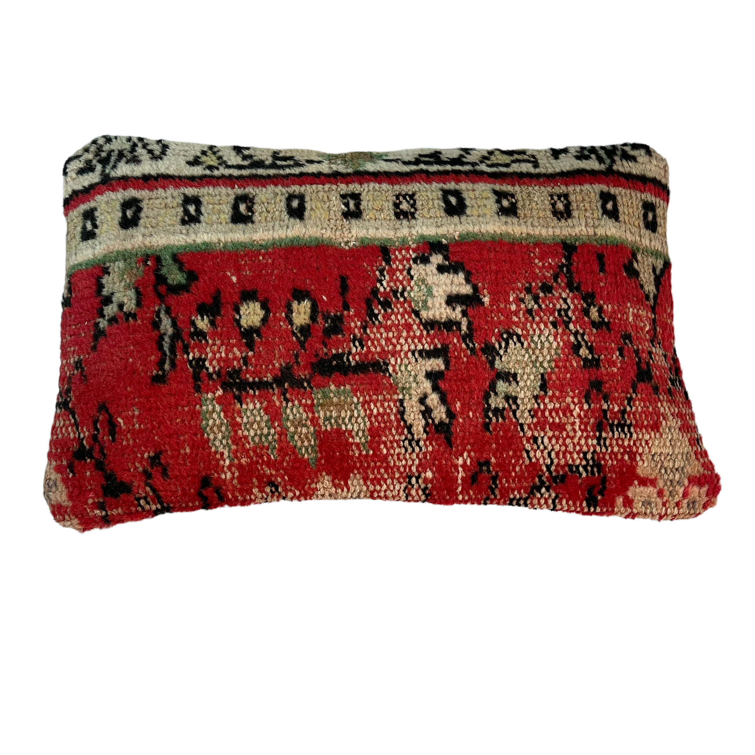 Vintage turkish handmade cushion cover , 30 x 50 cm