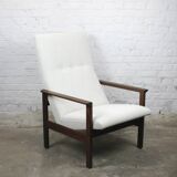 Scandinavian armchair and ottoman set by Yngve Ektrom for Pastoe 1960s
