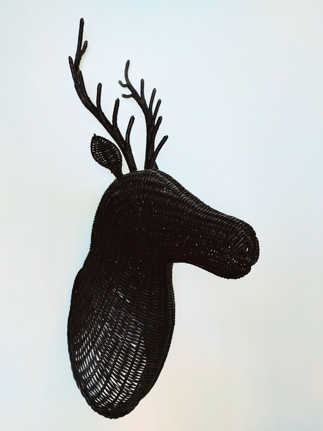 Vintage deer 60's wicker