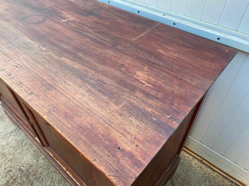 Former Parisian buffet 2 doors 3 drawers 1 shelf