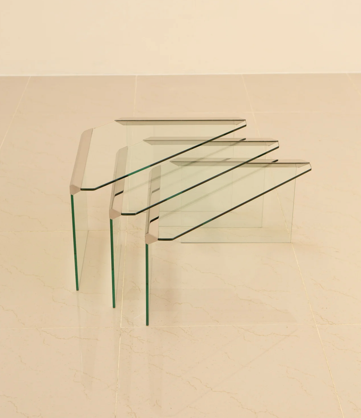Trundle tables by Pierangelo Gallotti for Gallotti & Radice 70's