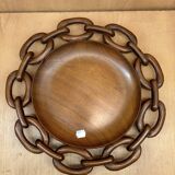 Wooden chain dish