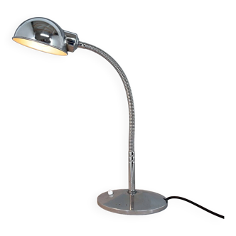 1960's Chrome Adjustable Table Lamp, Italy