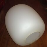 White opaline hanging lamp